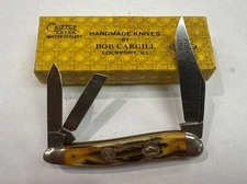 Cripple Creek Bob Cargill Knife 3-Blade 1 of 40 Knife Fort Myers Knife Clube