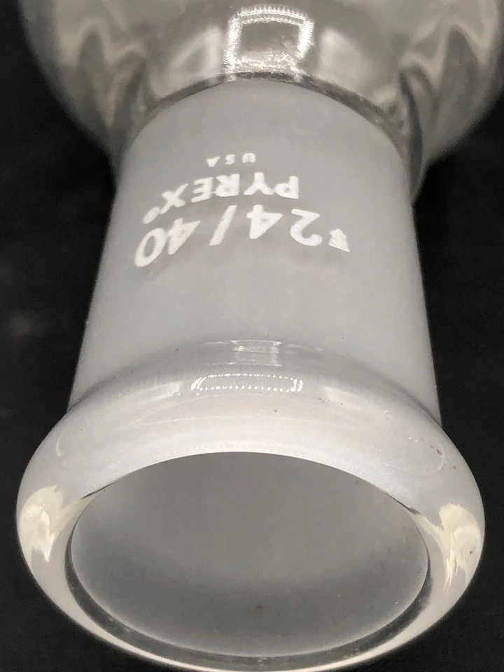PYREX Glass 24/40 Outer 55/50 Inner Reducing Connector Adapter 8820-2455 (1/cs) - Image 4 of 4