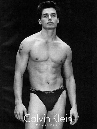 NIB RARE VINTAGE 1999 Calvin Klein Men's Ribbed Sport Brief White Small U2100 - Picture 3 of 3