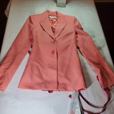 Off-White Brand  Laces  Wool SB Jacket Pink   Size 38 IT (2 US)