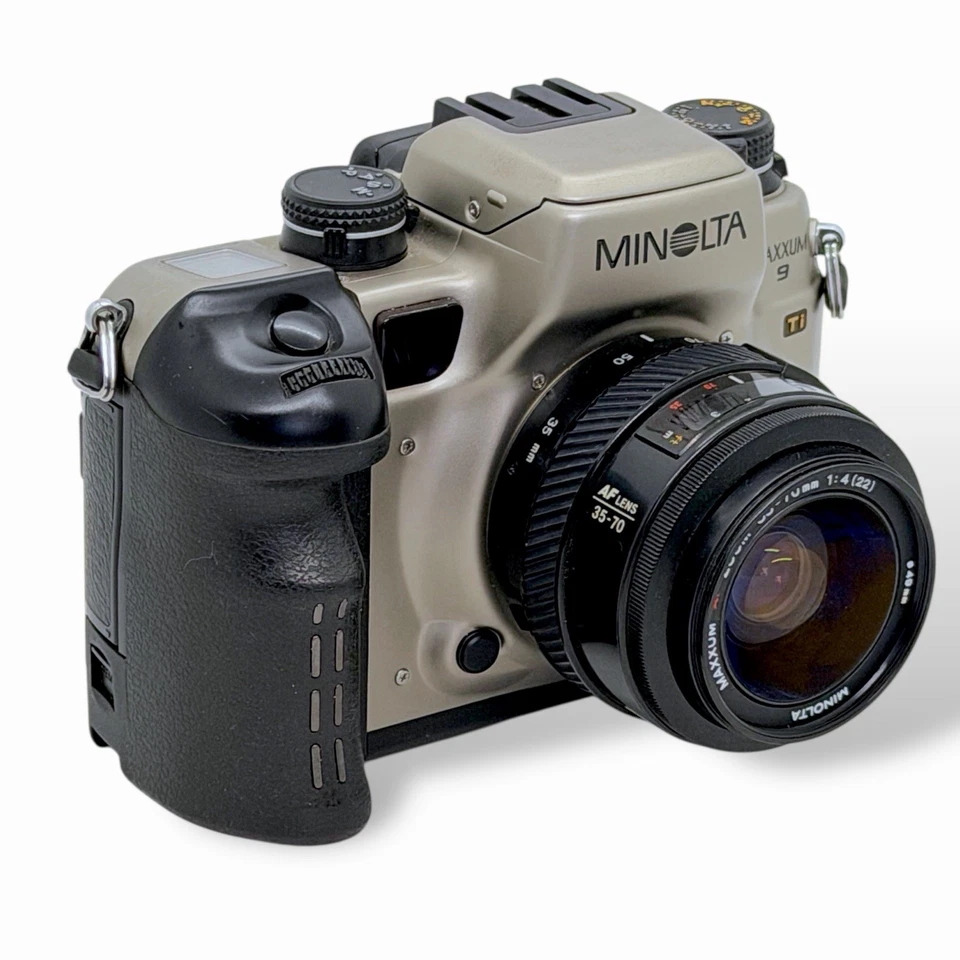 [MINT] Film Tested Minolta Maxxum Dynax Alpha 9 α-9 a-9 Ti 35mm Camera USA Read - Image 2 of 4
