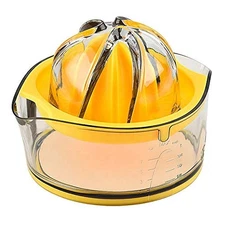 Citrus Lemon Orange Juicer Manual Hand Squeezer with Built-in Measuring Cup and