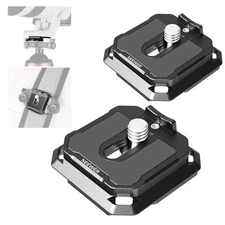 NEEWER QPR-5D 2-Pack Arca QR Plate - 38mm, 17.6lb Load