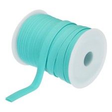 1/2 Inch Double Fold Bias Tape Continuous Bulk Bias Tape Lake Blue 55 Yards