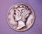 1929-D  Mercury Head Silver Dime  **410-6