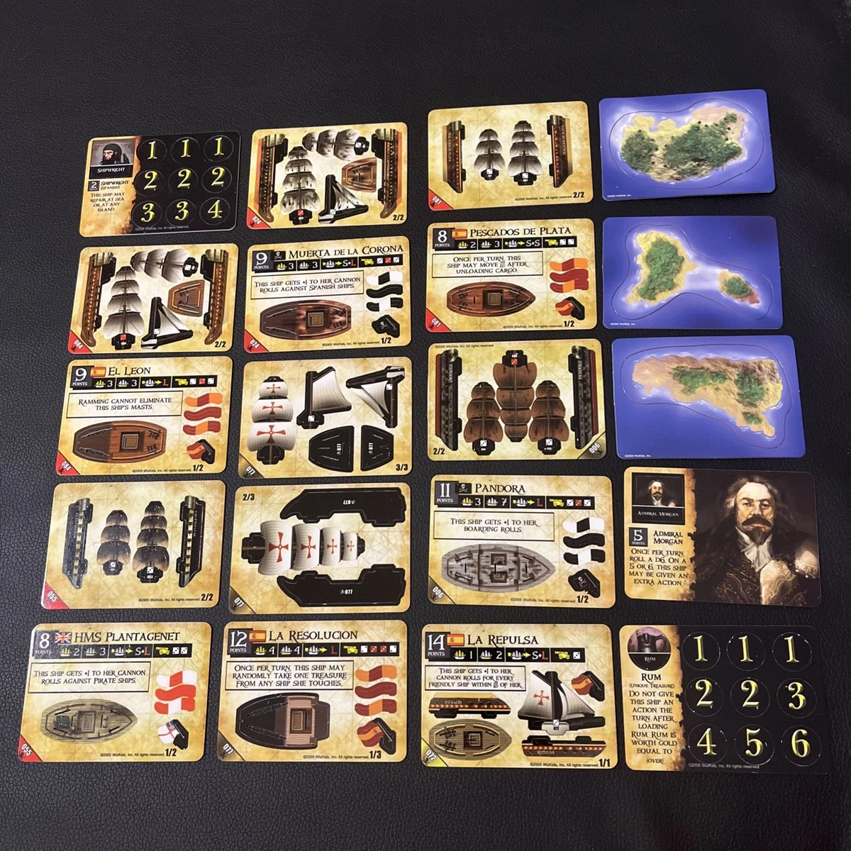 Carte Pirates Of The Spanish Main - Muerta De La Corona - Jeu De Collection