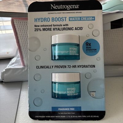 Neutrogena Hydro Boost Water Cream, 1.7 fl oz, 2-pack. All Skin Types  