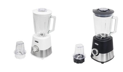 K-MOJO 600W 2 in 1 Glaskanne Mixer & 100ml Mühle, Eiszerkleinerung, 6 Blatt Klingen