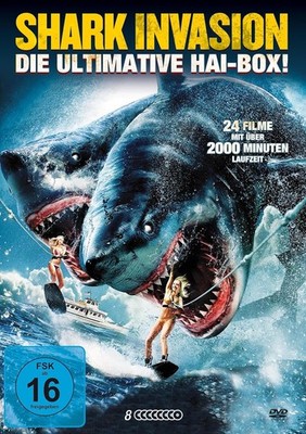 Shark Invasion - Die ultimative Hai Box - 24 Filme  8 DVD's/NEU/OVP
