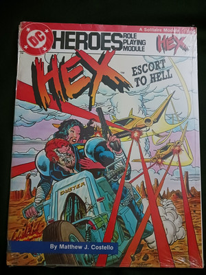 DC Heroes Role-Playing Module #214 HEX Mayfair Games 1986 (Sealed)