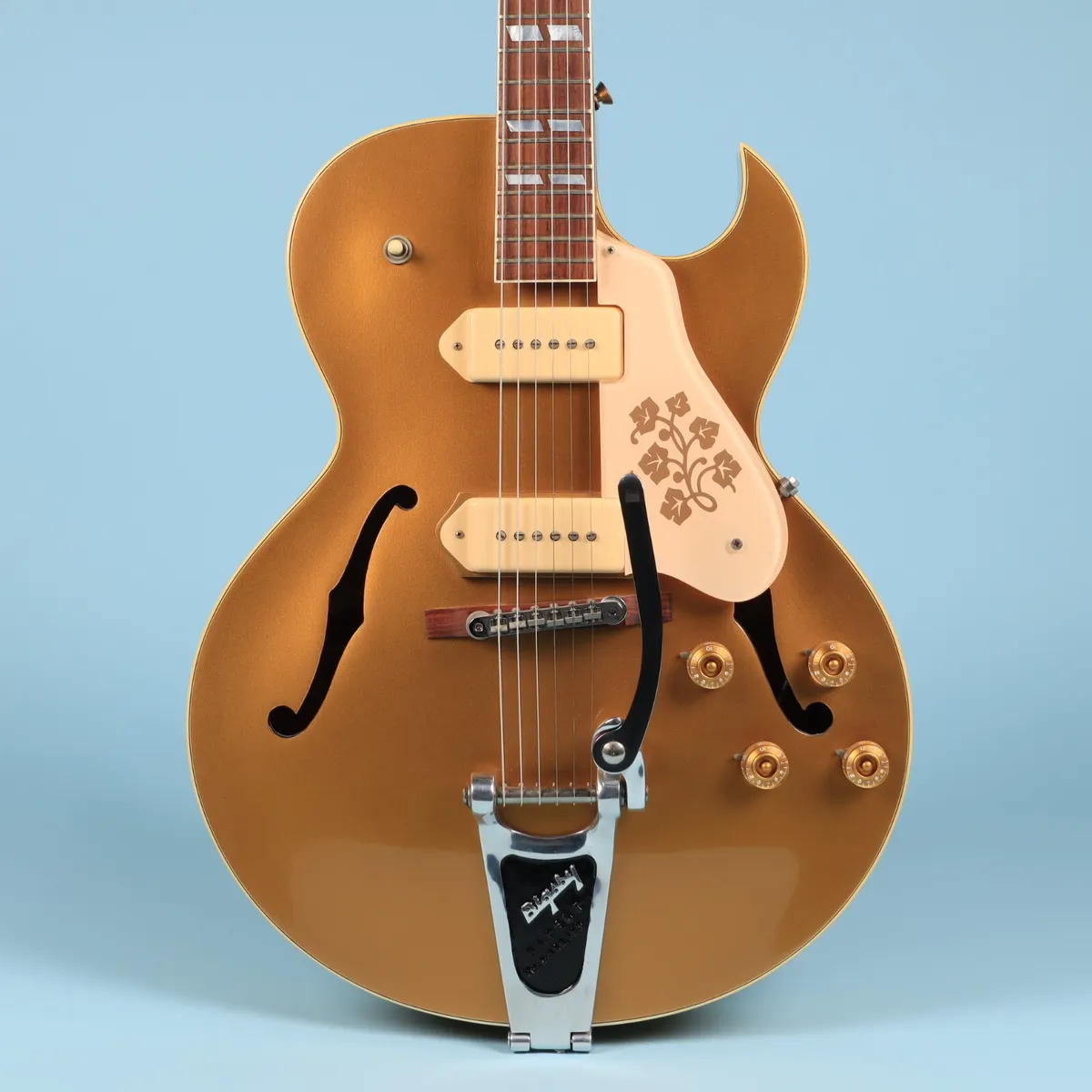 1992 Gibson ES-295 Gold Bullion Reissue Electric Guitar