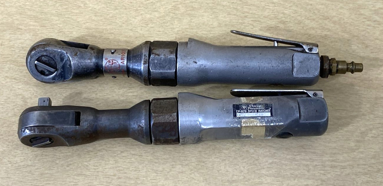 MAC TOOLS AR105 & Chicago Pneumatic CP828 Speed Air Ratchet 3/8&rdquo; MIXED LOT OF 2