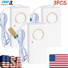 3PCS Instapark IN07A Water Leak Leakage Detection Detector Sound Alarm Sensor US
