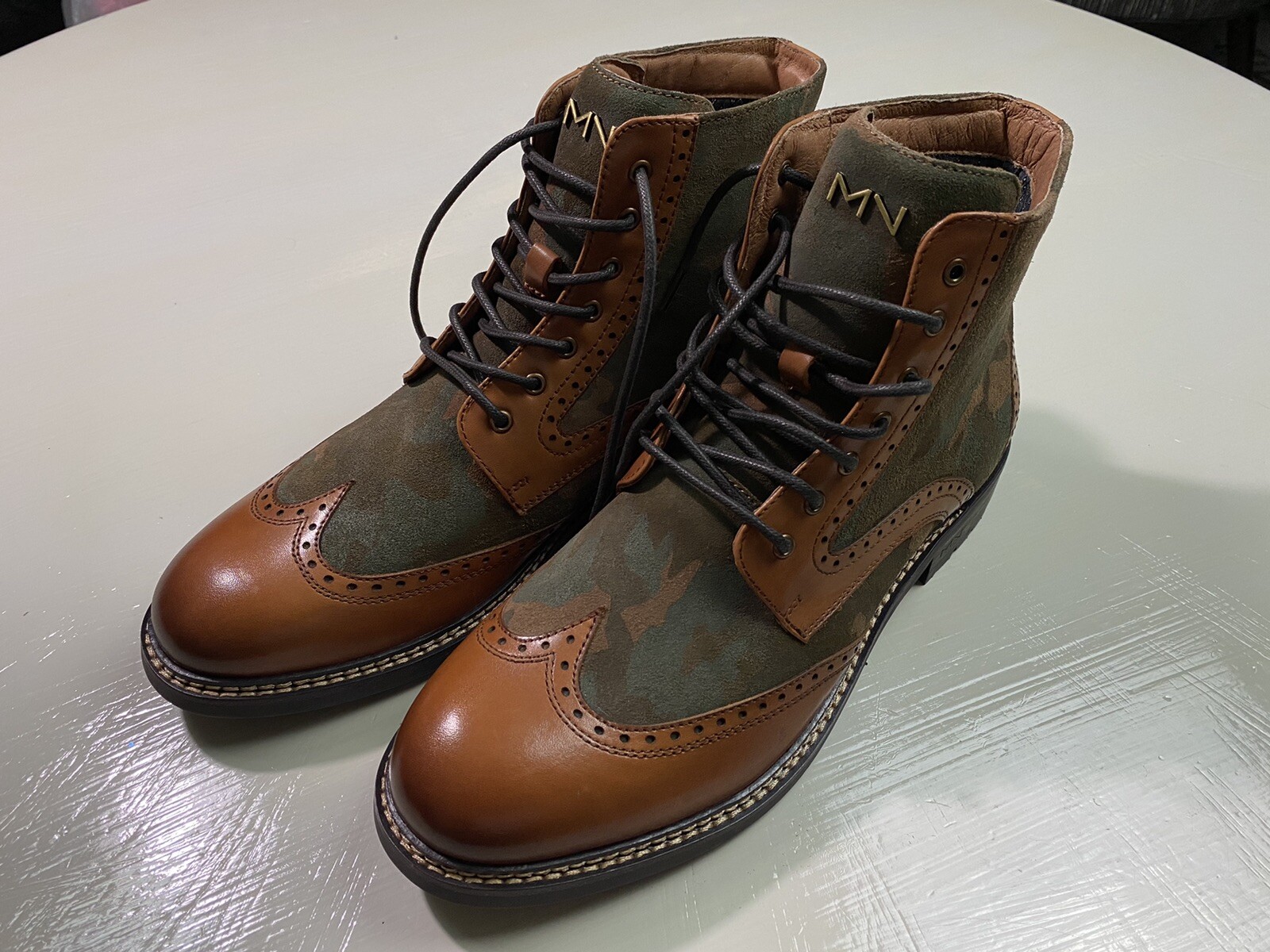 Leather Ankle Boots Shoes 