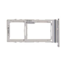SIM Micro SD Card Tray Dual for Samsung Galaxy S20 S20 S20 Ultra Silver Part