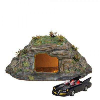 Batman Batcave Set mit Batmobil DEPT 56 UVP 125£ SCHNÄPPCHEN GESCHENK 6003757 NEU BOX