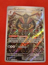 SCALPEREUR 220/198 PV170 HOLO REVERSE ÉCARLATE ET VIOLET CARTE POKEMON RARE FR