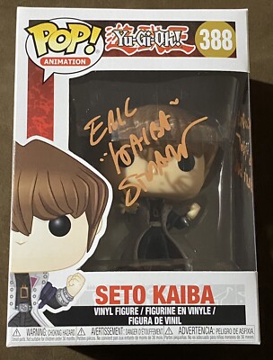 Funko Pop Yu-Gi-Oh! Eric Stuart signiert Seto Kaiba Funko Pop INSCHRIFT #10