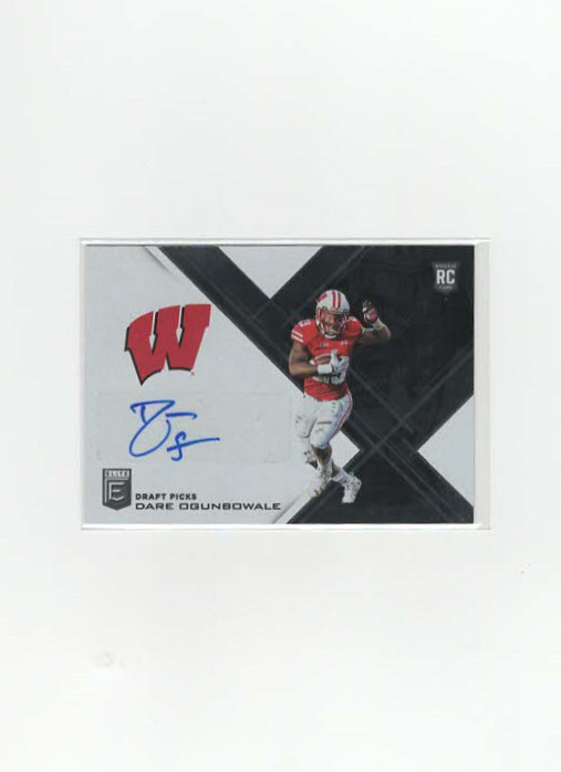 2017 Elite Draft Picks Autograph Dare Ogunbowale #291 Rookie Card Buccaneers