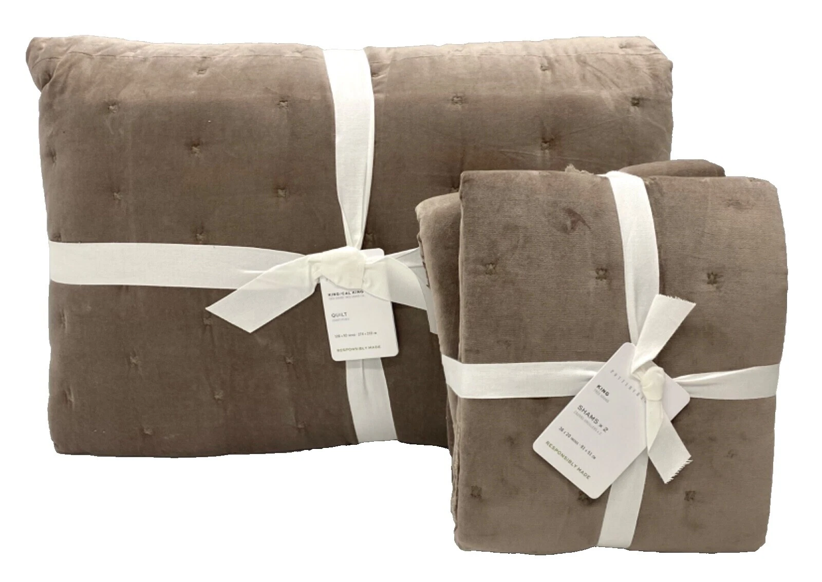 Edredones Marrón Algodón Pottery Barn, colchas y cobertores para cunas