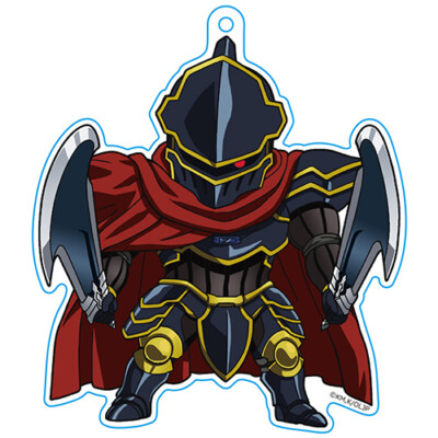 Overlord III Ainz w/ Mantle Large Acrylic Key Chain Anime Manga NEW