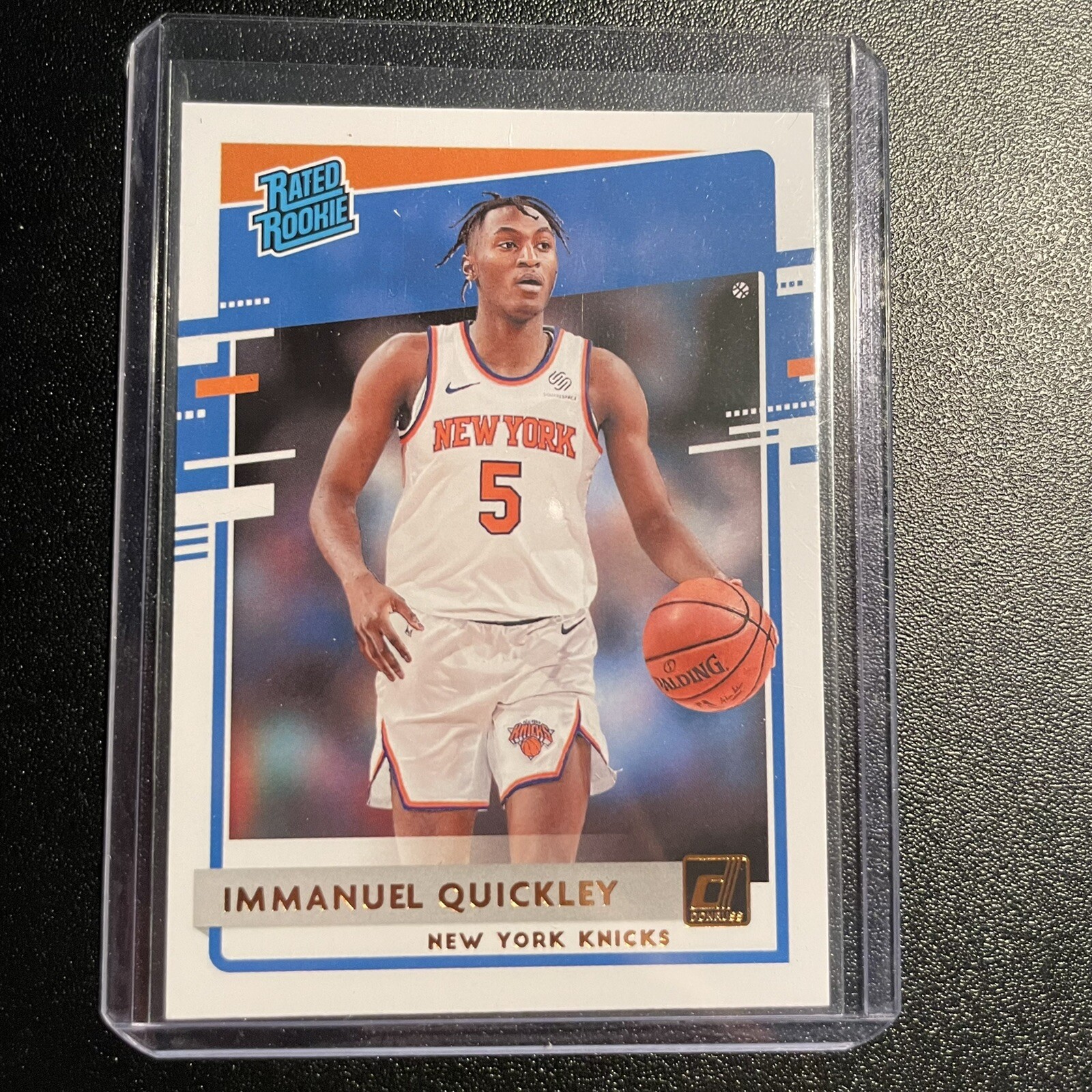 2020 Donruss Choice Immanuel Quickley Rated Rookie NY Knicks Rookie Card #213