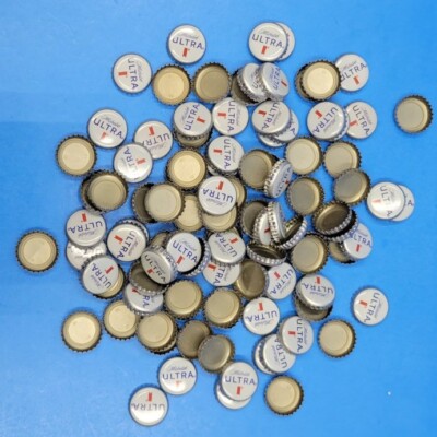 Lot of 100+ MICHELOB ULTRA BEER BOTTLE CAPS Twist Offs Upcycle Arts Crafts