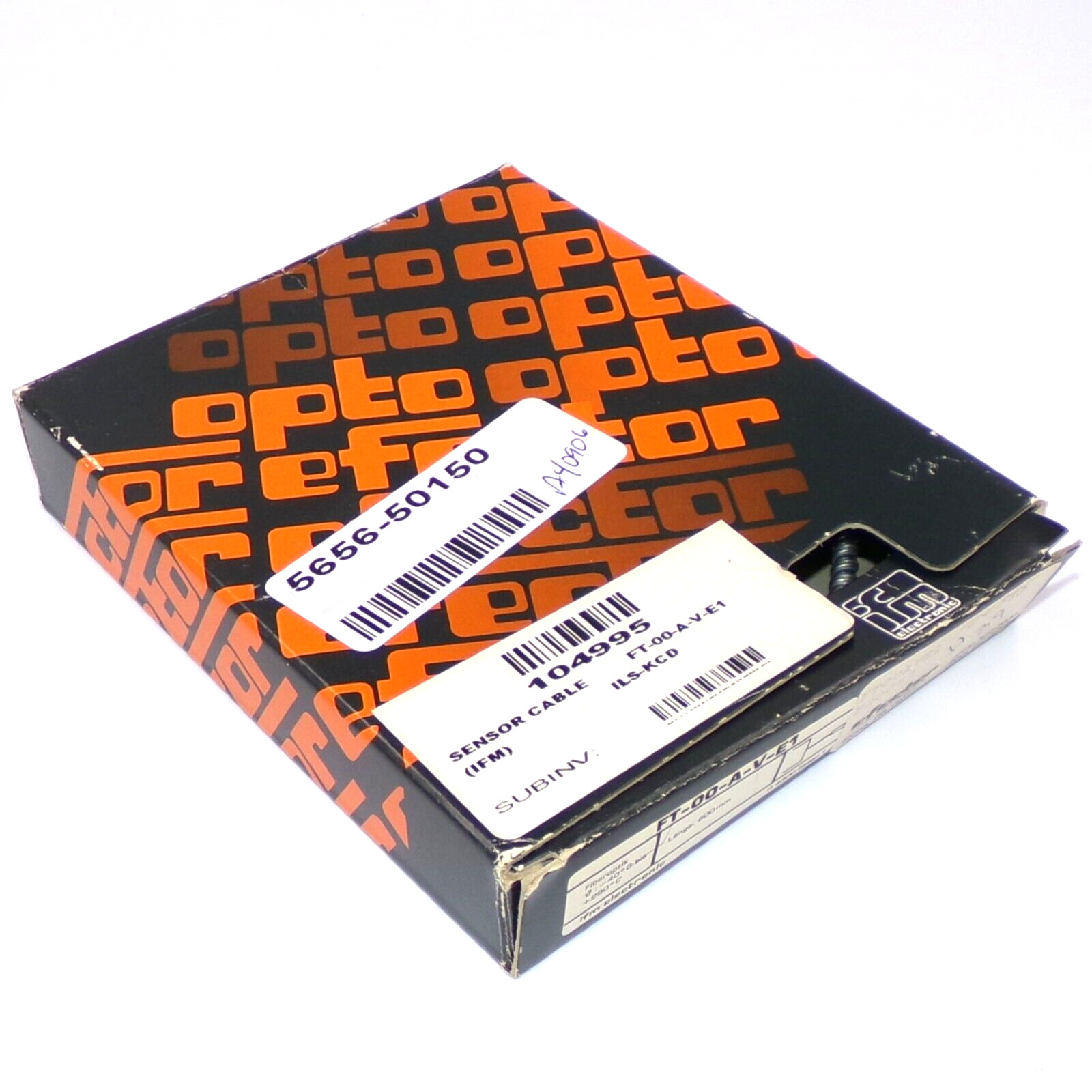 IFM Efector Fiber Optic Diffuse Reflection Sensor E20057 (FT-00-A-V-E1)