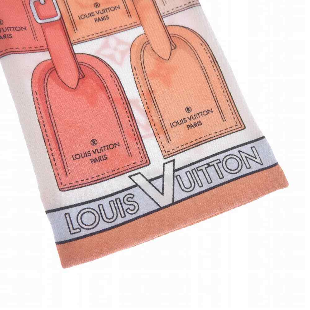 LOUIS VUITTON Scarf Silk Bandeau My LV Tag Multi Color M77678 