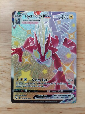 toxtricity vmax pokemon card price - SV113/SV122 - Shining Fates - Shiny Vault which is an evolved and more powerful version of Toxtricity. Pokemon - Toxtricity VMAX Black
