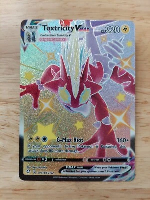 toxtricity shiny pokemon card sv4a 246/190 S Japanese Stage 1 Toxtricity VMAX SV113/SV122 Shining Fates: