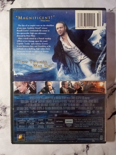 Master and Commander - The Far Side of the World (Wide Screen,DVD) Russell Crowe - Picture 3 of 5