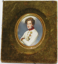 RARE - Miniature Portrait 19th Century: Napoleon II "The Eagle"