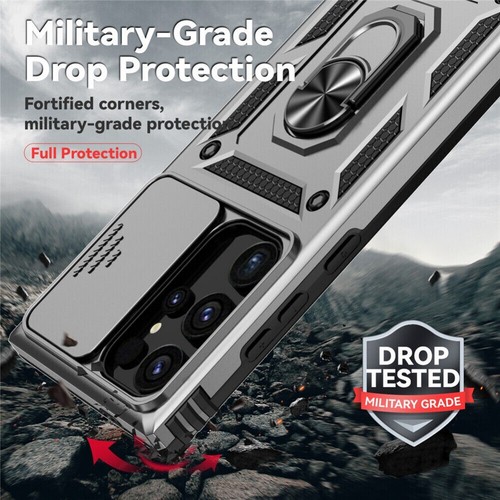 Ring Case Heavy Duty Lens Cover For Samsung S25 S24 S23 FE S22 S21 S20 Ultra - Picture 45 of 89