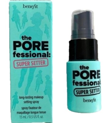 Benefit The Porefessional Super Setter Long Lasting Makeup Setting Spray 0.5oz 