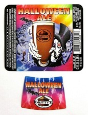 Gritty McDuffs HALLOWEEN ALE beer label ME 12oz 2012 - 2014 with Neck