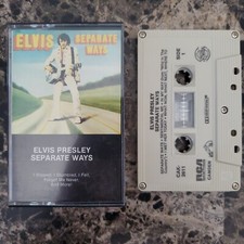 Elvis Presley Separate Ways Cassette RCA CAK-2611 Always On My Mind 1985