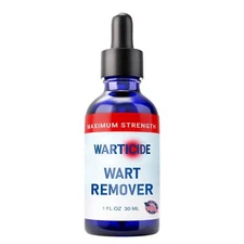 	WARTICIDE Fast-Acting Wart Remover - Plantar and Genital Wart Treatment Atta...