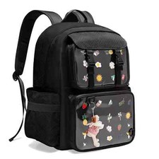 Prokva Ita Bag Pin Display Backpack with Inserts for Pins Kawaii Ita Backpack...