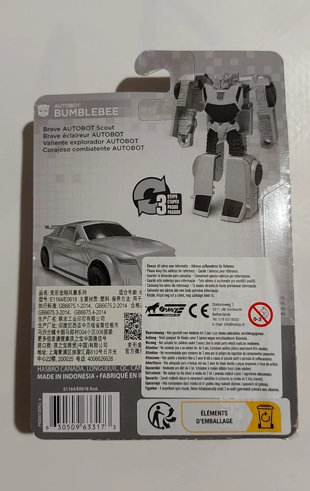 Transformers Authentics Autobot Bumblebee Hasbro E1164 Nuovo - Immagine 2 di 4