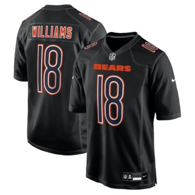 Chicago Bears Caleb Williams #18 Nike Black 2025 Carbon Fashion
