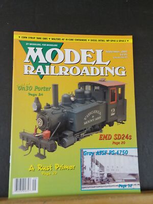 Model Railroading 2004 September Corn syrup tank cars WP SP40 GP40-2 EMD SD24s R