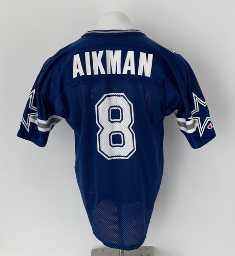 Vintage Champion Dallas Cowboys American Football Jersey #8 Aikman Size 48 Men’s
