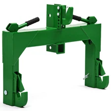 3 Pt Quick Hitch Adapter For Category 1 W/ Adjustable Bolt Tractor Green US