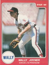 FREE SHIPPING-MINT-1986 Star Wally Joyner ANGEL'S PHENOM