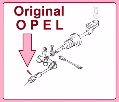 Opel Corsa A/ B/ C Bolzen  Schaltumlenkung an Getriebe F10,F13,F15,F17