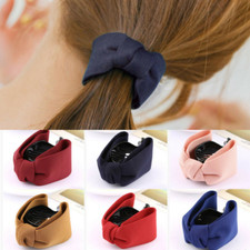 Women Hairpin Ponytail Bow Clip Banana Clip Fashion Elegant Hair Accessories