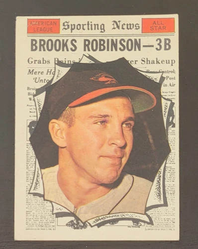 1961 Topps Brooks Robinson Sporting News All Star #572 EX HOF Baltimore Orioles