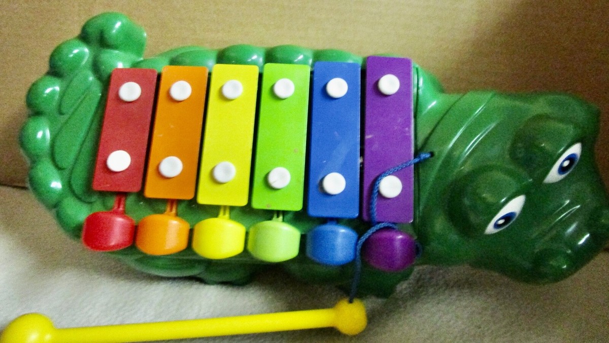 Fisher Price Alligator Xylophone piano musical (C0))