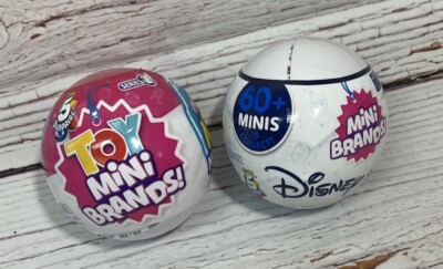 1 Zuru 5 Surprise Mini Brands Series 2 Ball And 1 Disney Store Mini Brands Ball